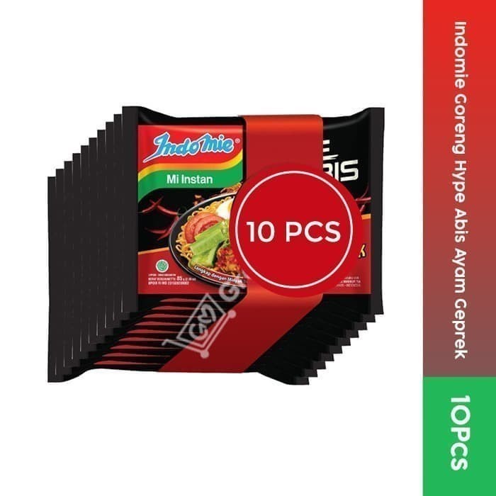 

Indomie Hype Abis Mie Instant Goreng Ayam Geprek - 10Pcs afewmart Shopee