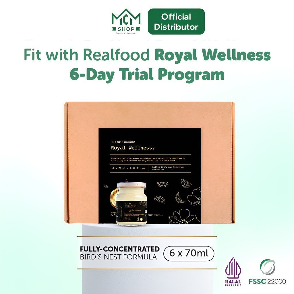 

Mcmshop Bojonegoro - Realfood Royal Wellness Minuman Sarang Burung Walet, Program