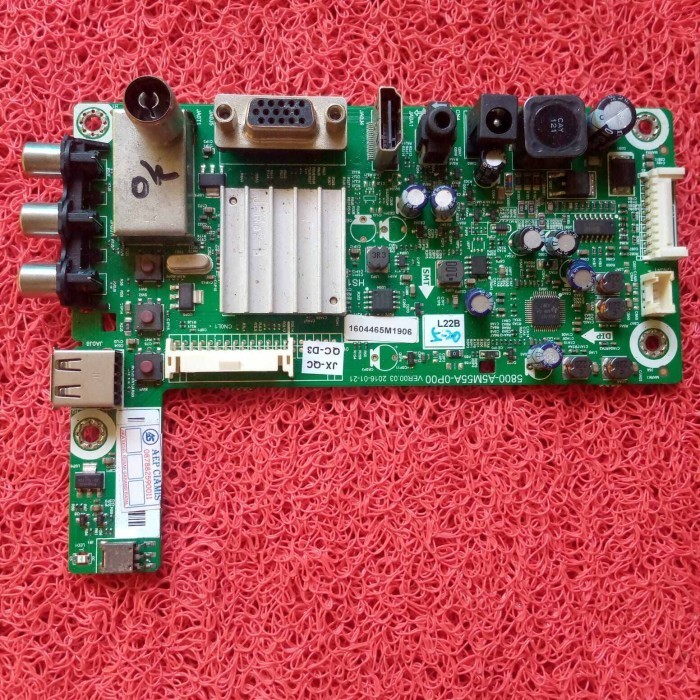 MB mainboard motherboard mesin tv LED Toshiba 24L1600 VJ - 24L1600VJ - 24L2600 VJ