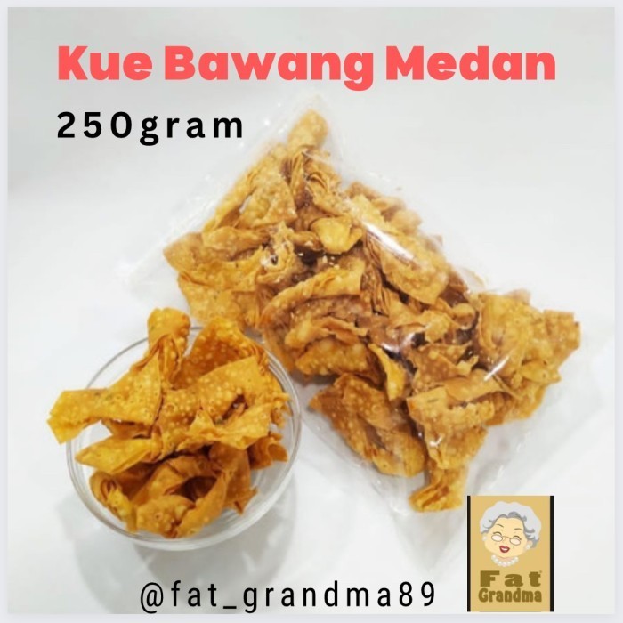 

[[ K23 - BEST SELLER ]] Keripik Bawang Kue Bawang Metal Medan Renyah