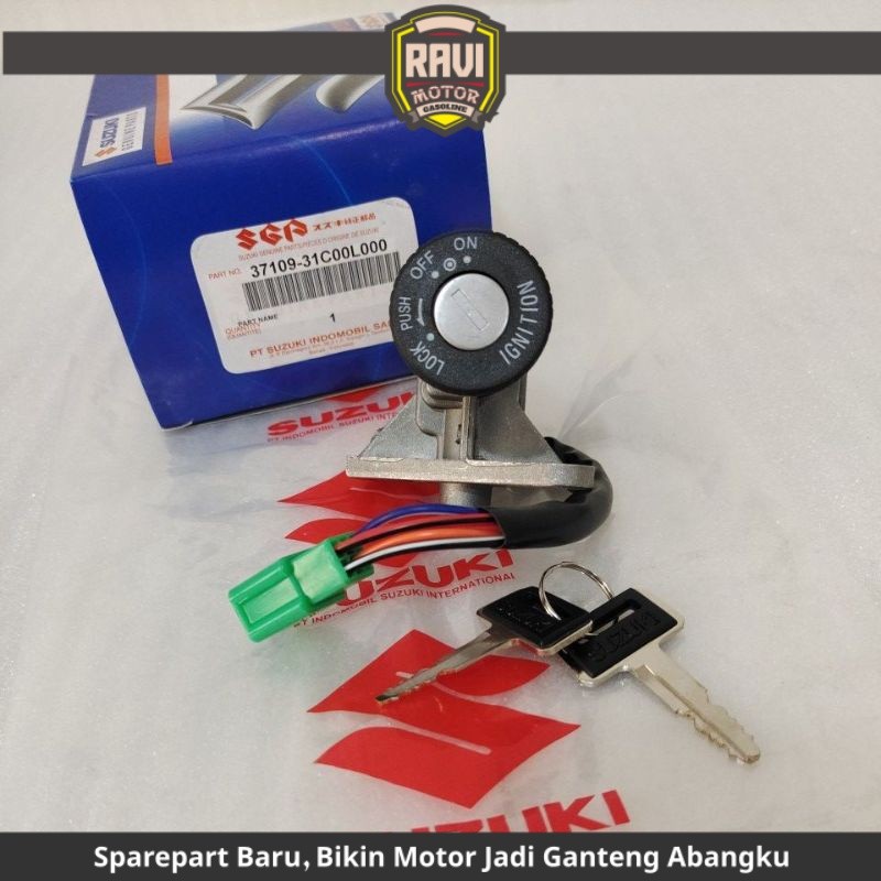 Kunci Kontak Key Set Suzuki Crystal  ORIGINAL