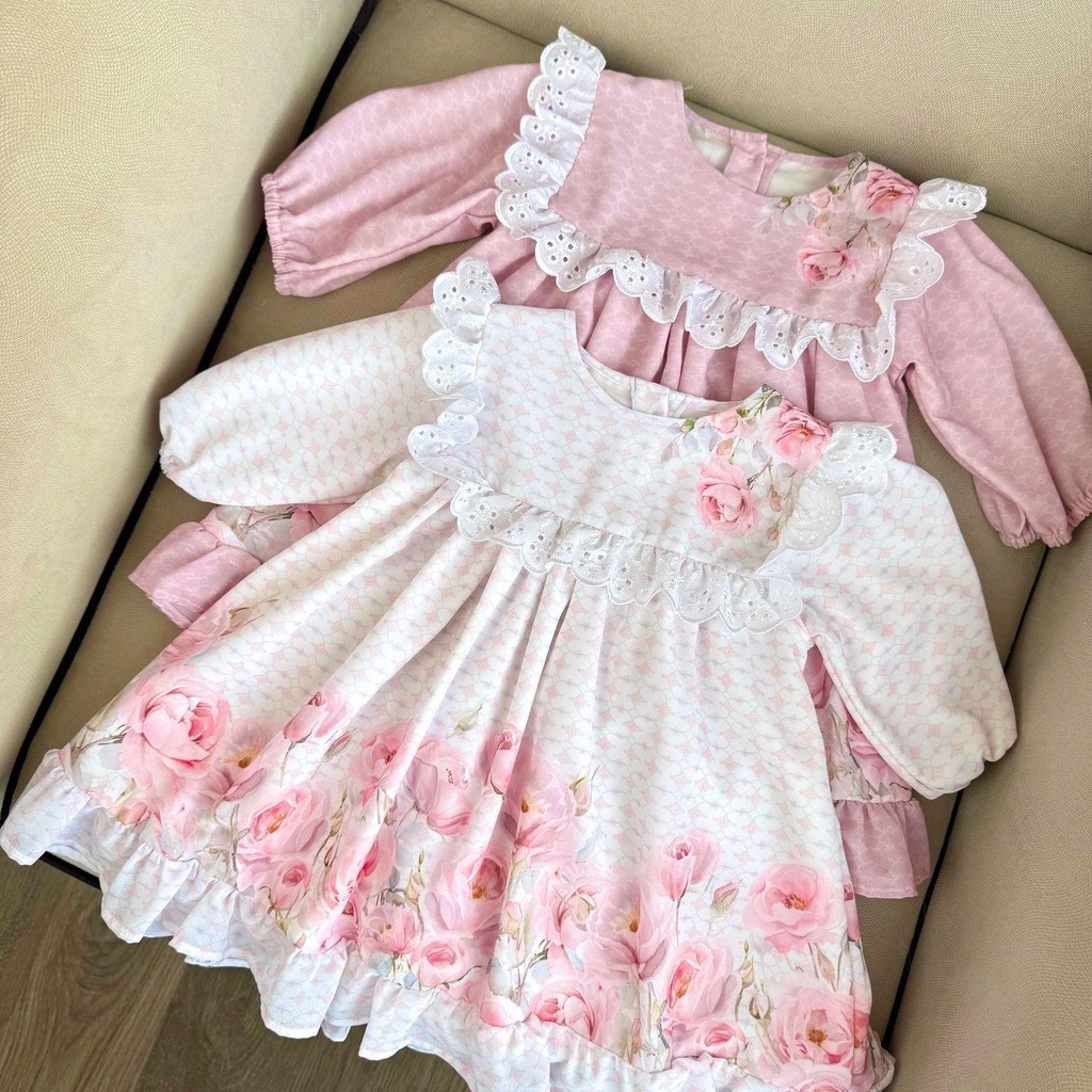 RAYA SERIES - ROSEMARY BLUSH DRESS Anak Perempuan-G