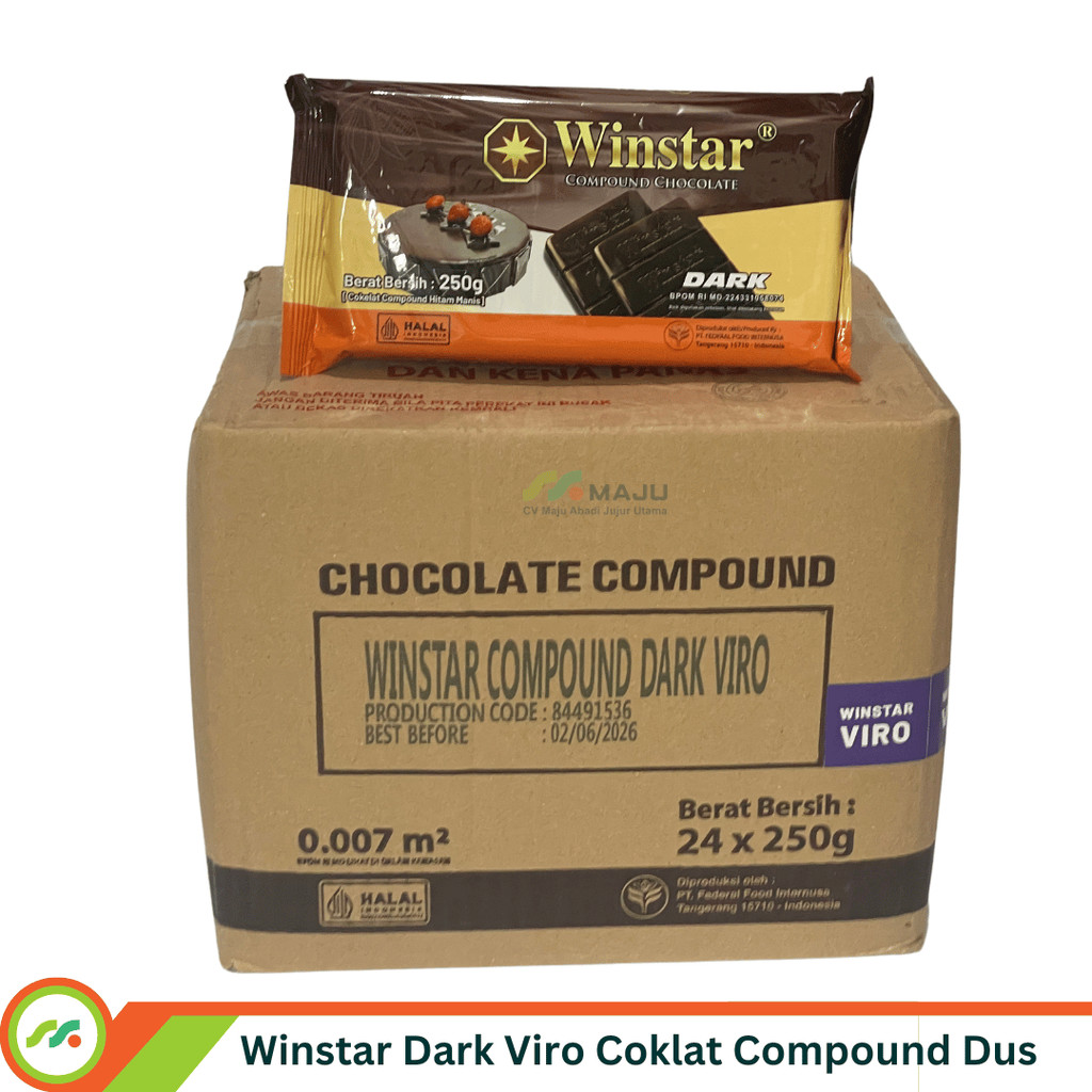 

WINSTAR COMPOUND DARK VIRO 250 GRAM PER DUS ISI 24 PCS