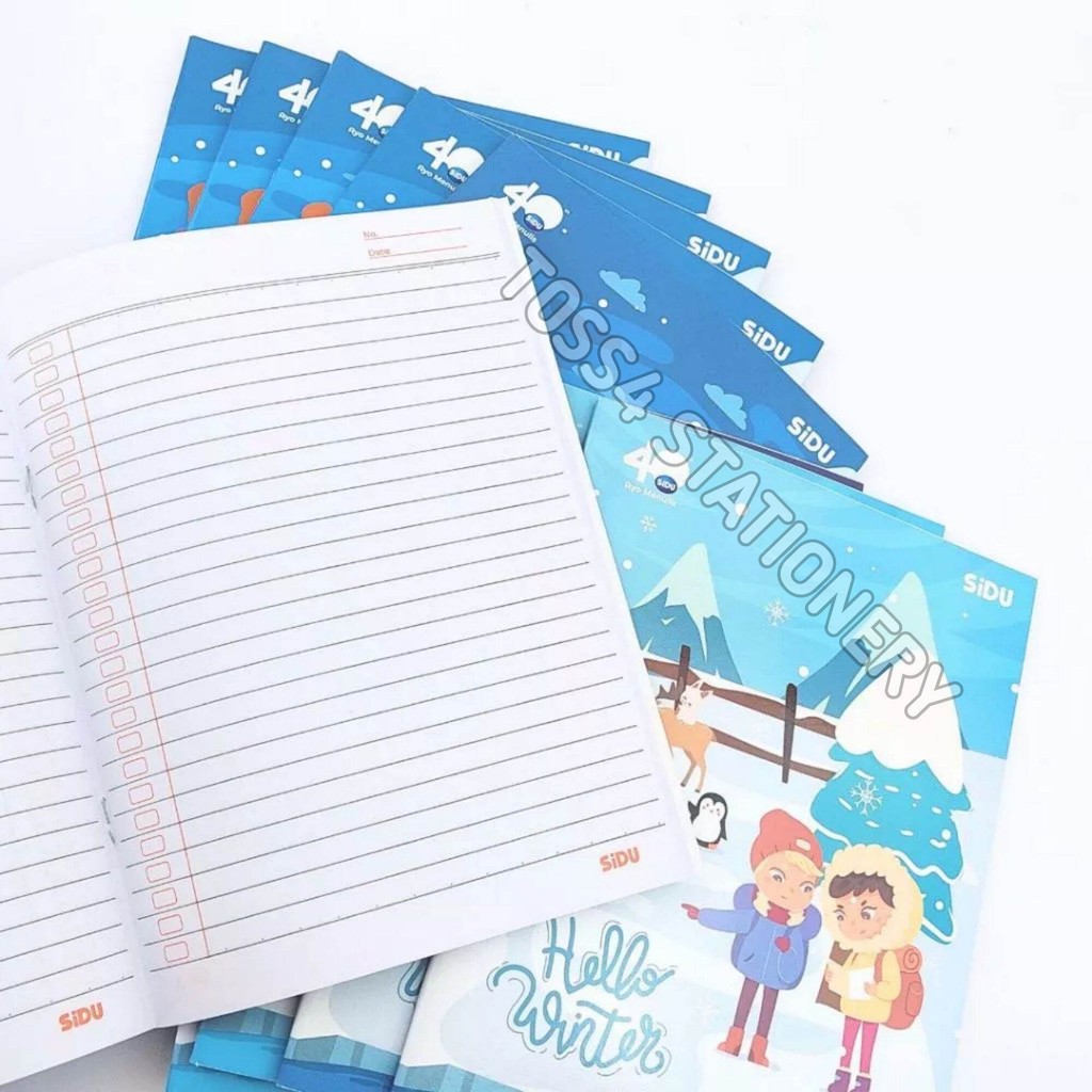 

(10 BUKU) BUKU TULIS SIDU ISI 58 LEMBAR KUALITAS PRODAK TERNAMA T0SS4 STATIONERY