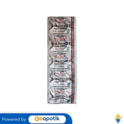 Gabapentin Nulab 100 Mg Strip 10 Kapsul
