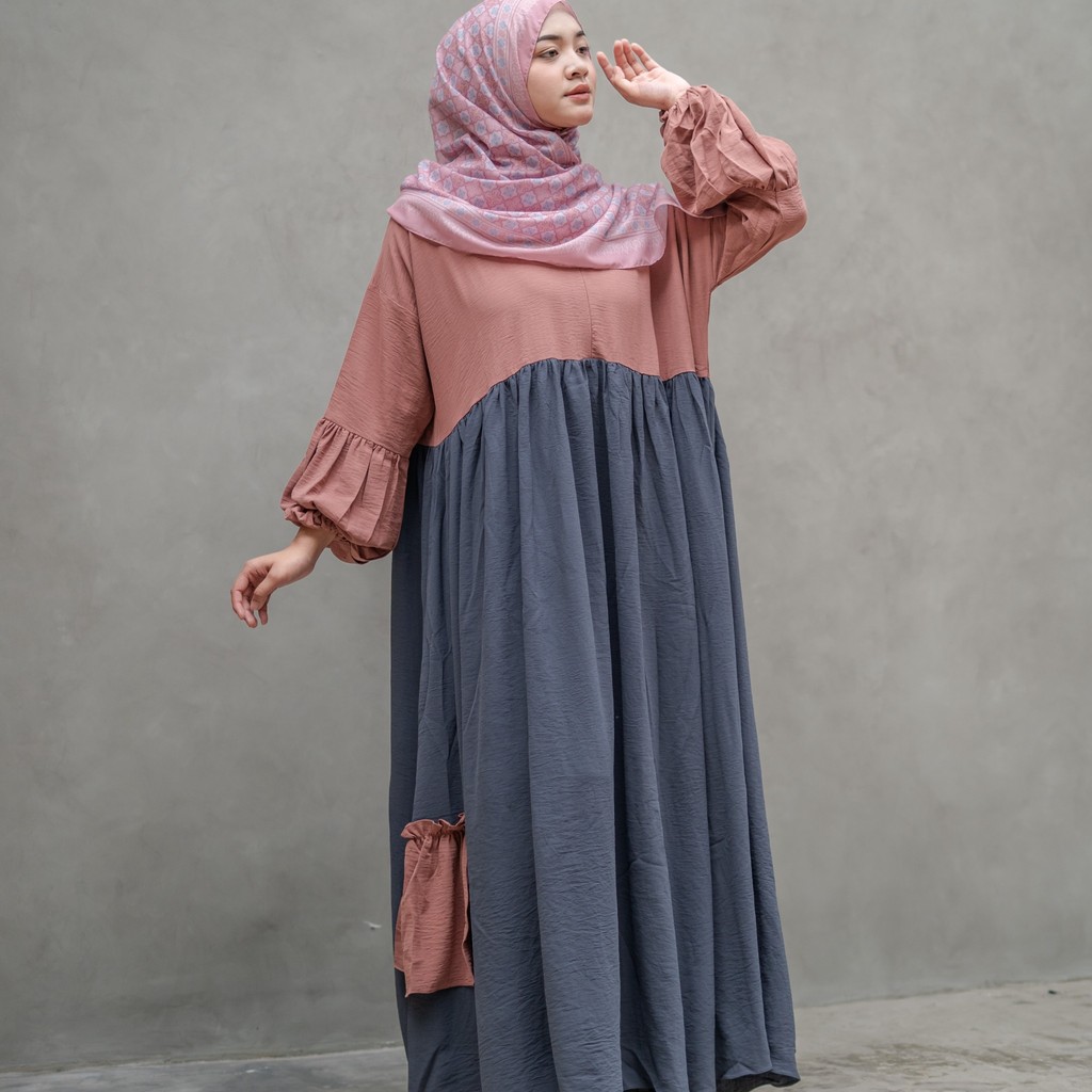 Thialabel Interval Dress Casual Crinkle