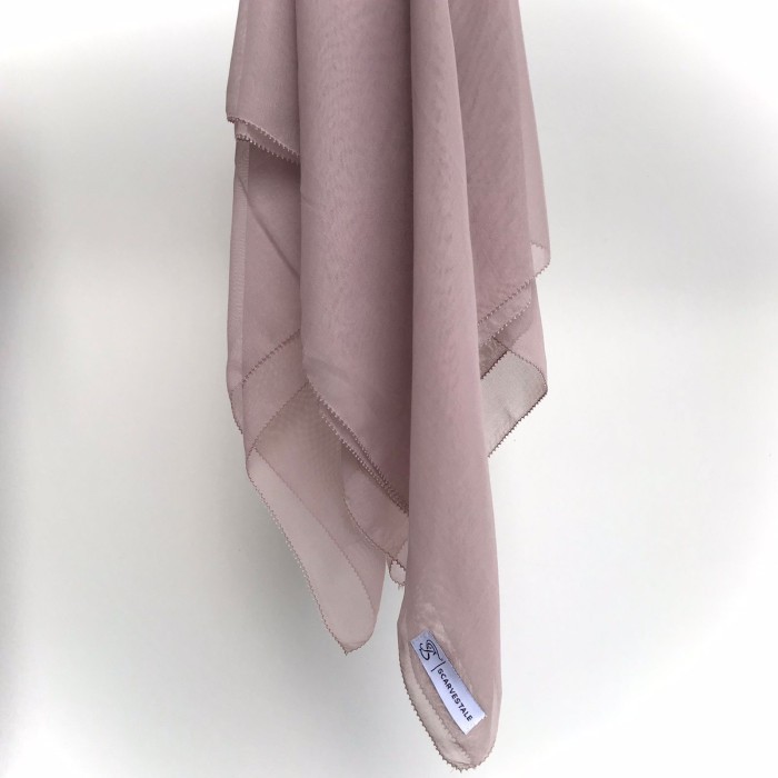 Paris Jepang Premium Hijab Segiempat JahitTepi Adem Tegak Nyaman Syari - Soft Blue