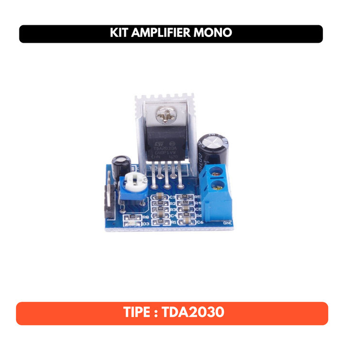 TDA2030 Kit Amplifier Mono 14W TDA 2030 2030A Power TDA2030A Module Modul