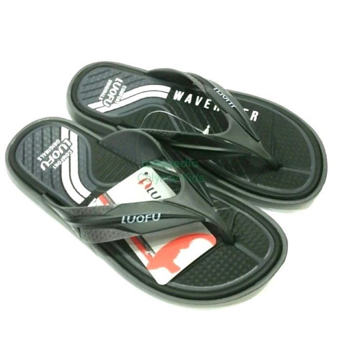 Sandal Jepit Anak Karet Anti Licin/Sandal Luofu Anak Keren Anti Slip - 30