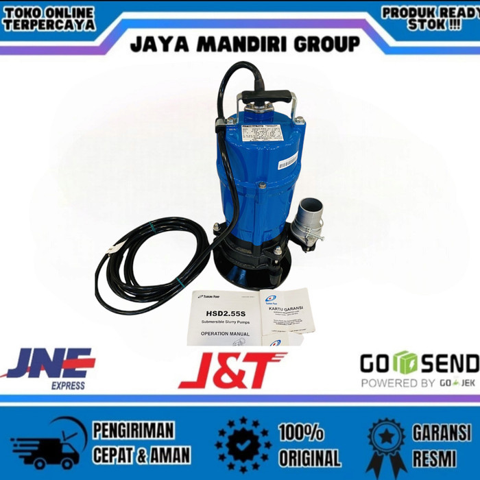 Pompa Celup Tsurumi HSD 2.55 S Pompa Celup Agitator Air Kotor Tsurumi