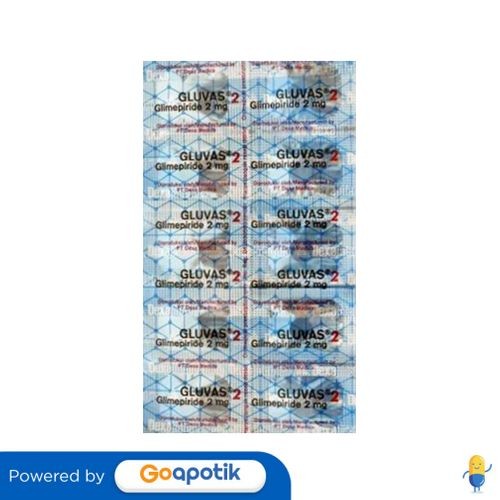 Gluvas 2 Mg Strip 10 Tablet