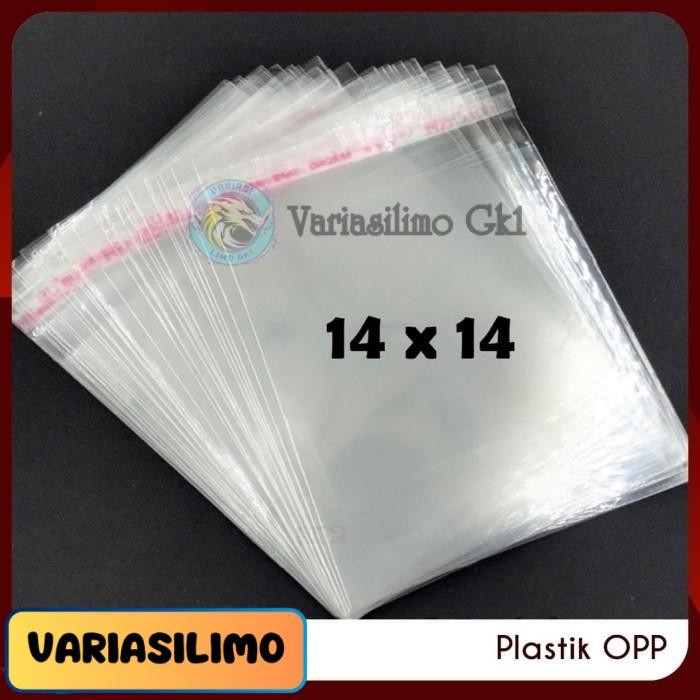 

KANTONG PLASTIK OPP LEM 14 x 14 CM 100PCS
