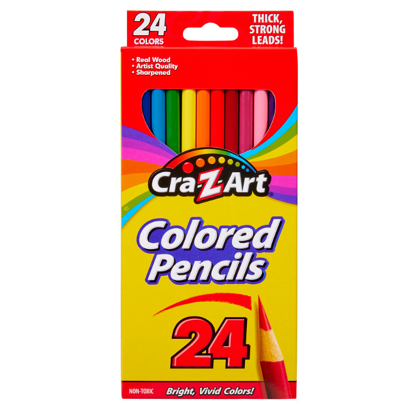 

24 Colors Colored Pencils,Drawing and Sketching DIY Set 24 Count,Beginner Child to Adult,Back to School Supplies Art Stationery