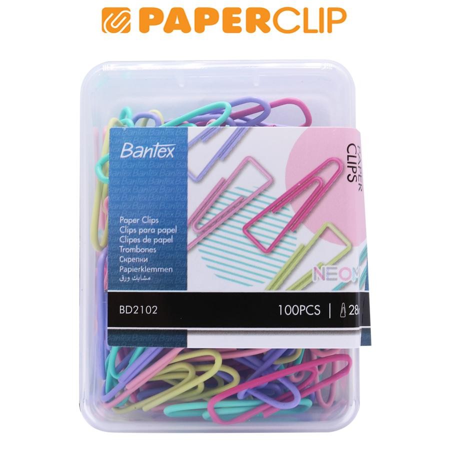 

CLIP PAPER BANTEX NEOMU BD2102 00 PASTEL COLOR