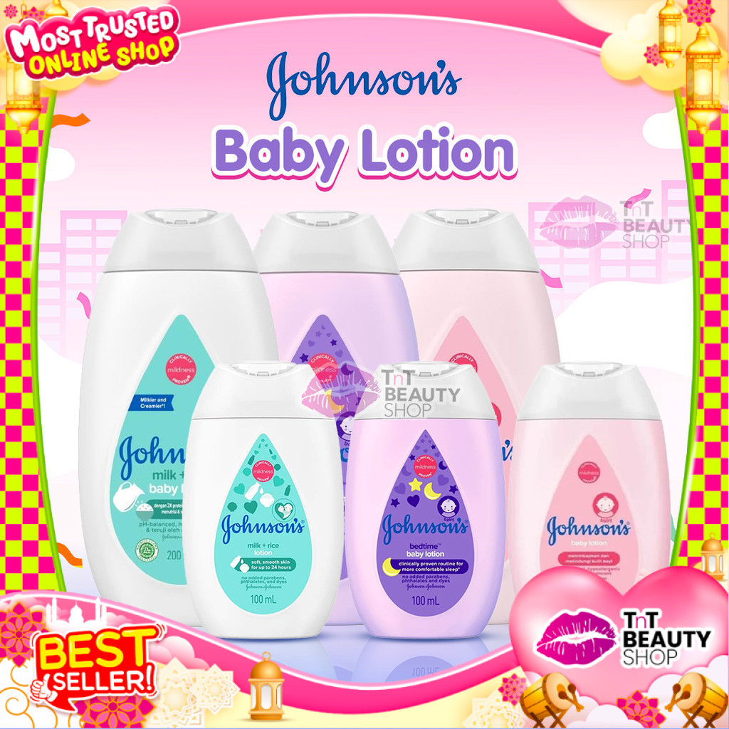 JOHNSON'S Baby Lotion Series | Losion Bayi 100g | 200g Johnsons  | TnT Beauty Shop