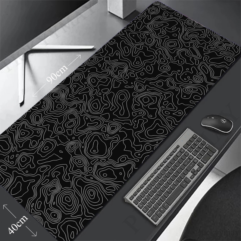 

Black 40x90cm XXL Lock Edge Mousepads Large Gaming Mousepad Desk Mat Mouse Mat Beast Desk Pad For Gift Mouse Pad