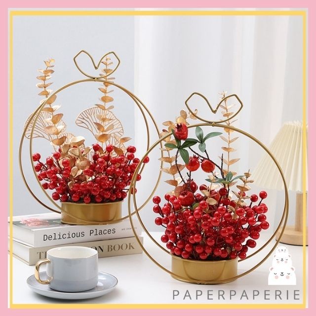 Daun Ginkgo Emas Besar Artificial Flower