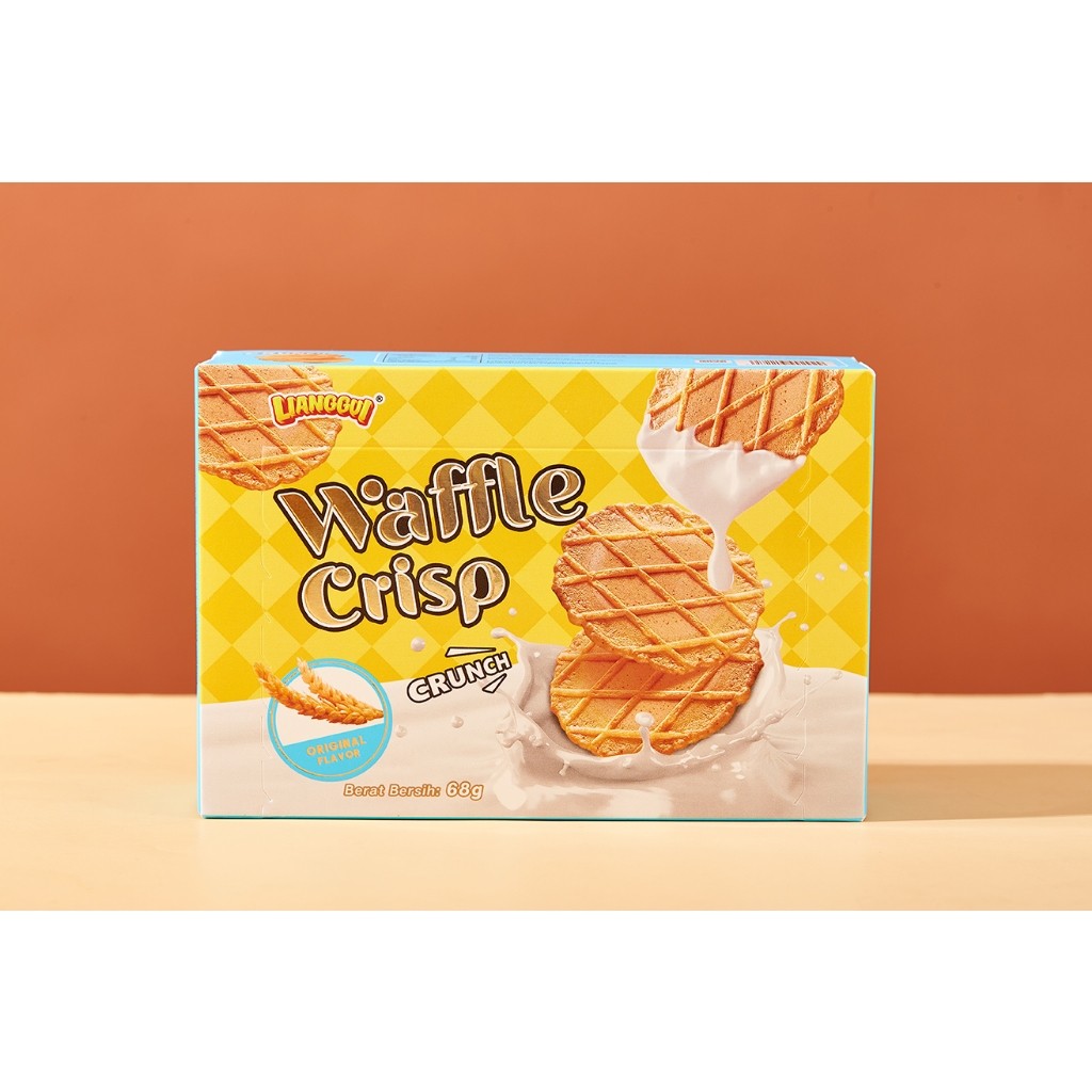 

[ LIANGGUI ] WAFFLE CRISP CHOCOLATE I WAFFLE CRISP ORIGINAL | WAFFLE BISCUIT | VIRAL | BISKUIT | COKLAT Kue Lebaran Paling banyak dibeli Enak