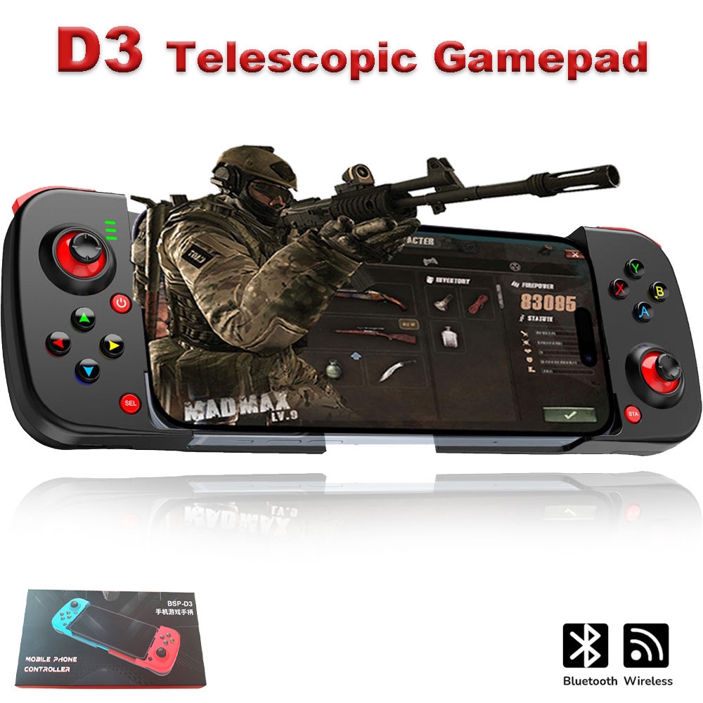 D3 Gamepad BT Bluetooth Controller for Mobile Phone Game Controllers Joystick for Switch/PC/IOS BSP-