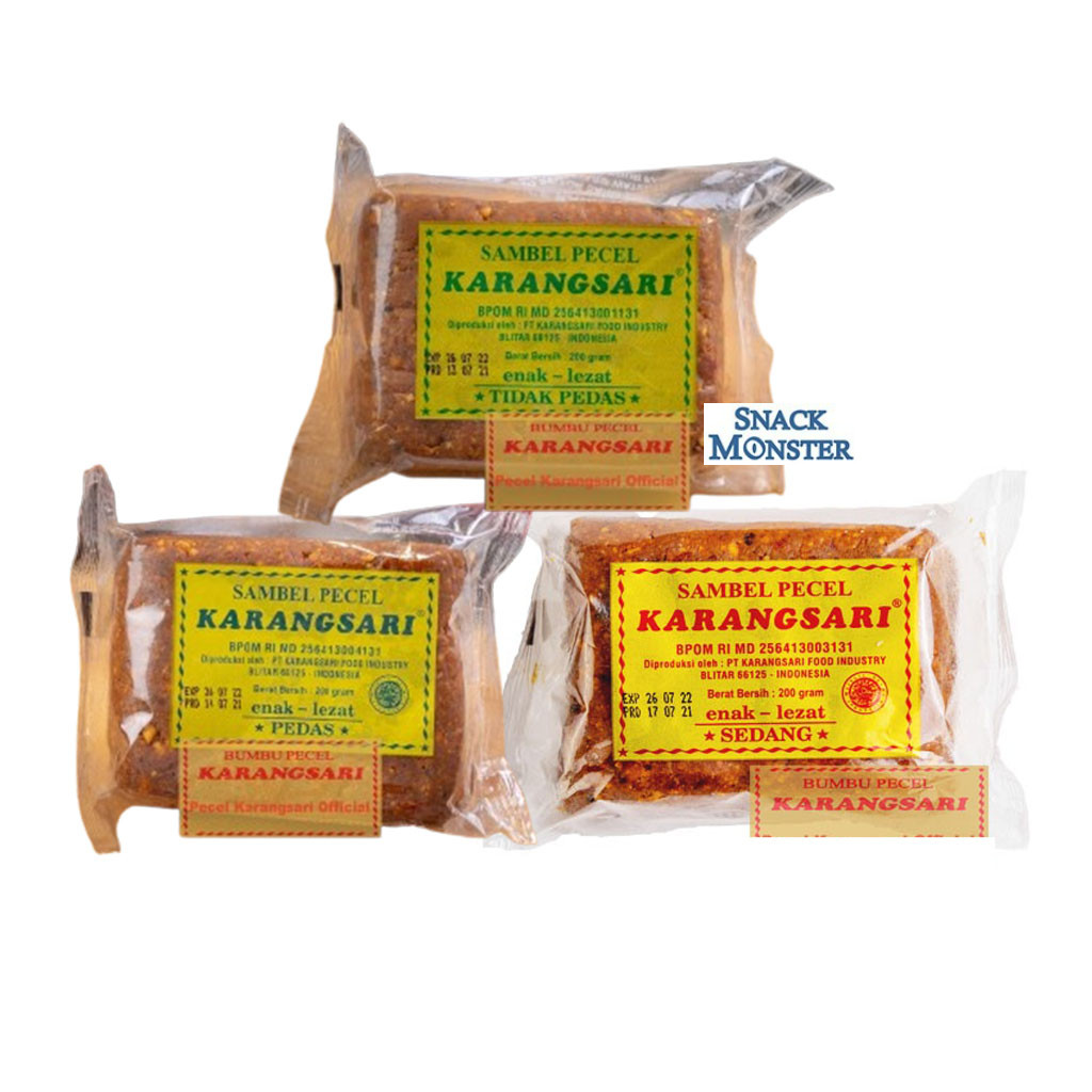 

Sambel Pecel Karangsari Bumbu Pecel khas Blitar - Netto 200 gr