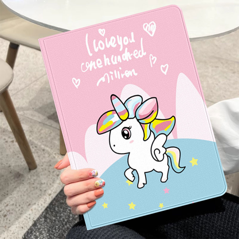 Casing iPad For Mini 4 5 Air1 ipad pro 2022 11inch iPad mini6 TPU Soft Side Sarung Tablet dengan Mot