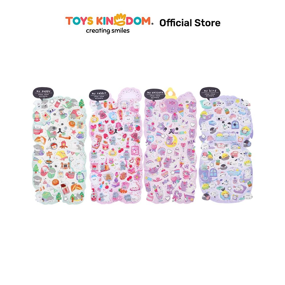 

Toys Kingdom Kiddy Fun Stiker Animal Random Stiker Dekoratif Lucu Cute Stickers Deco Sticker Pack Journal Book