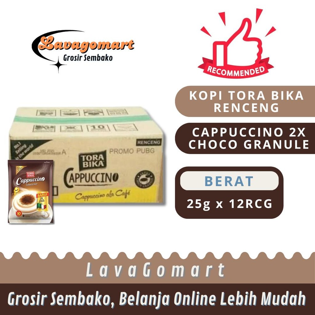 

KOPI TORABIKA CAPPUCINO EXTRA CHOCO GRANULE SACHET 25g - 1 DUS - LAVAGOMART - BANDUNG