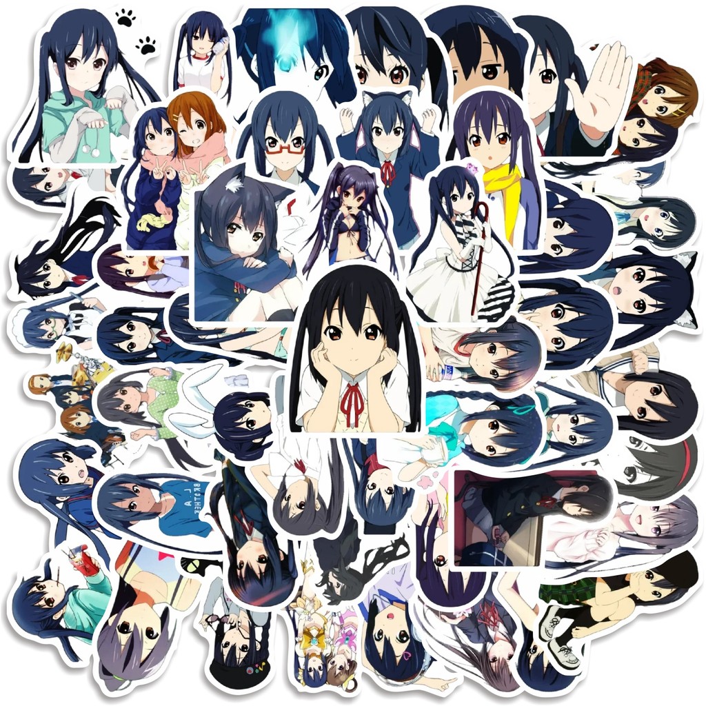 

COD 50 Pcs Stiker AZUSA NAKANO Lucu Anti Air Untuk Dekorasi Notebook Sepeda Skateboard Handphone