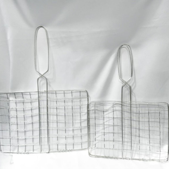 Pemanggang Ikan/Panggangan Ikan/Panggangan Ikan Bahan Kawat 2 Ukuran