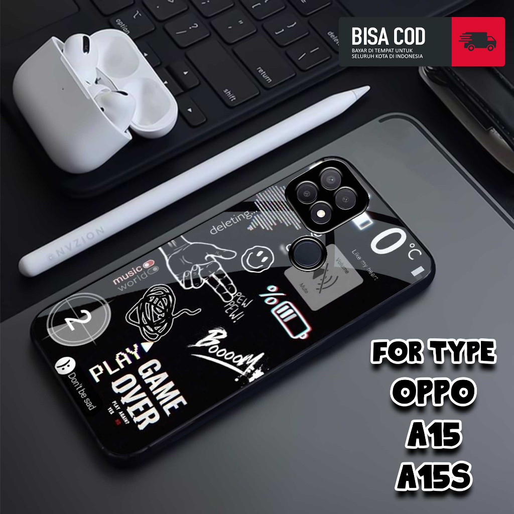 Case OPPO A15 A15S - MOTIF [NASA TICKET] - Casing OPPO A15 A15S - Hardcase Premium Glossy - Silikon 