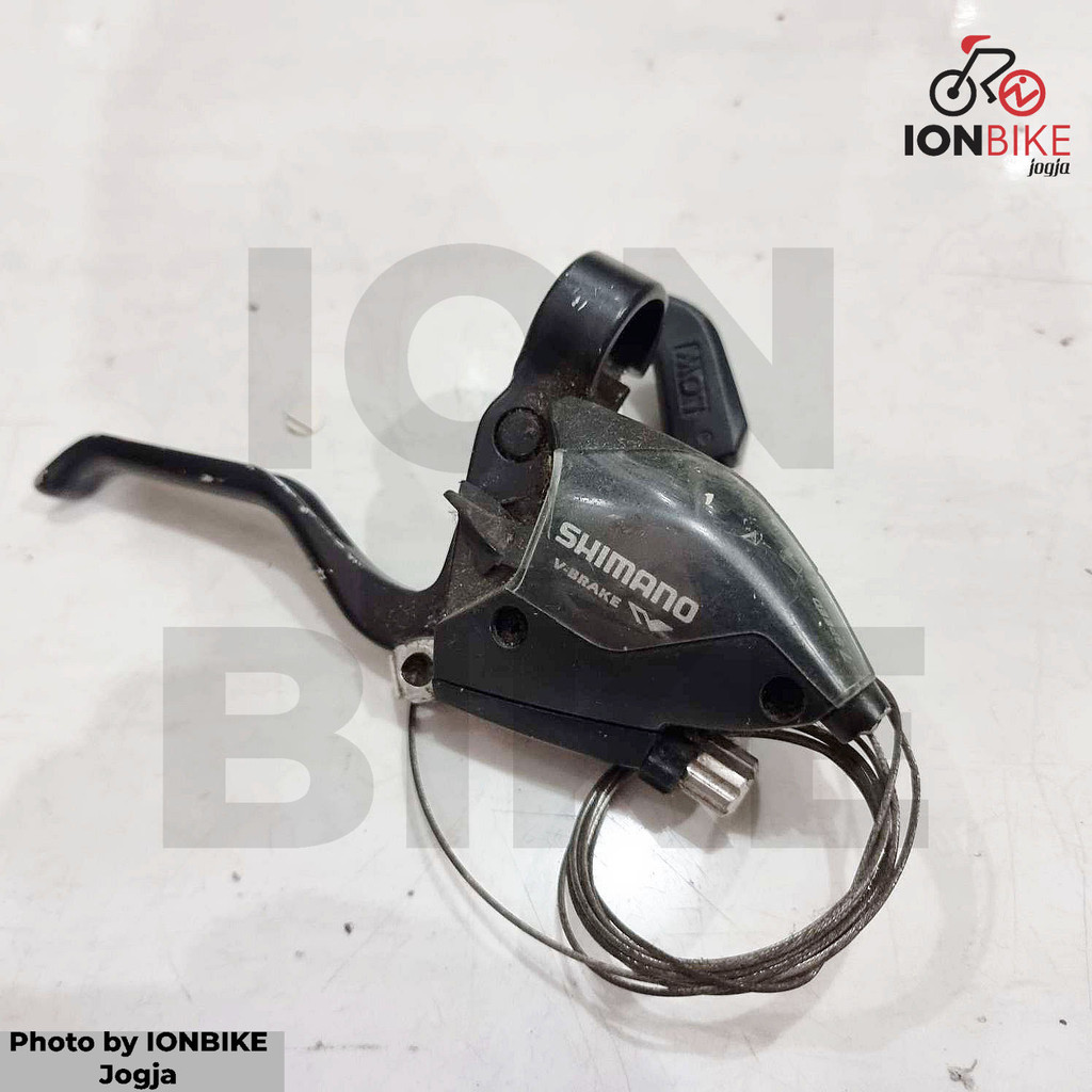 BARANG COPOTAN - Shifter Kanan Shimano STEF51 7 Speed Kode TAP1556 Fungsi Normal Minus Tuas Pecah Be