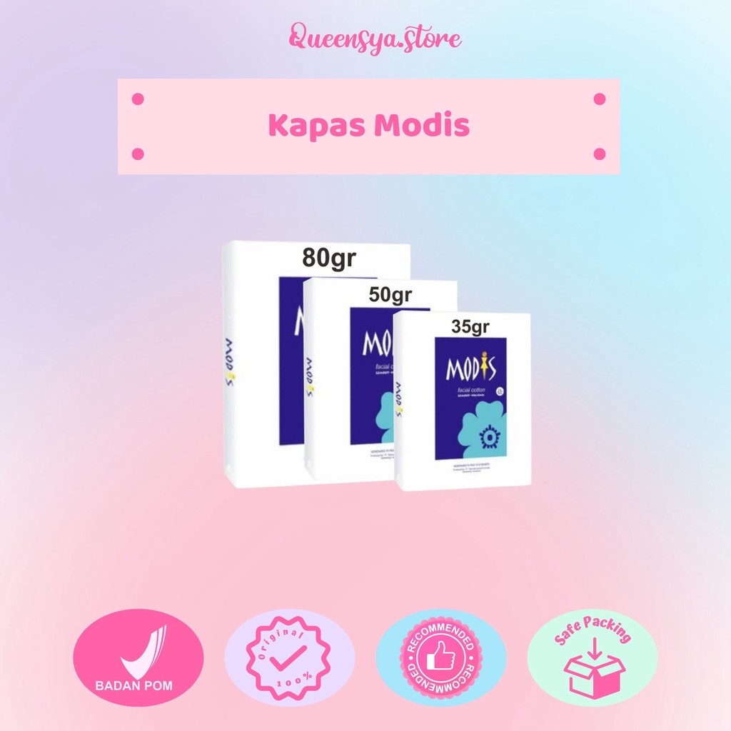 Kapas Modis Kapas Wajah Kecantikan Lembut