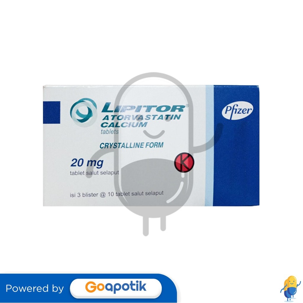 Lipitor 20 Mg Box 30 Tablet