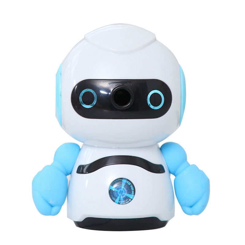 

1pcs Random Hand Crank Robot Pencil Sharpener Cute Creative Pencil Tool For Kids Gift Fashion School Supplies Toy