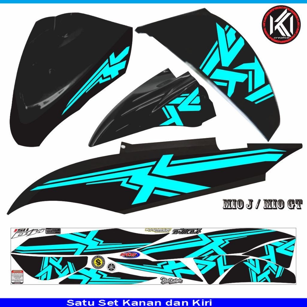 STRIPING MOTOR STICKER STRIPING NEW VARIASI SIMPEL VARIASI MOTOR MIOJ/GT LIST NEW SIMPEL DAN ELEGAN 