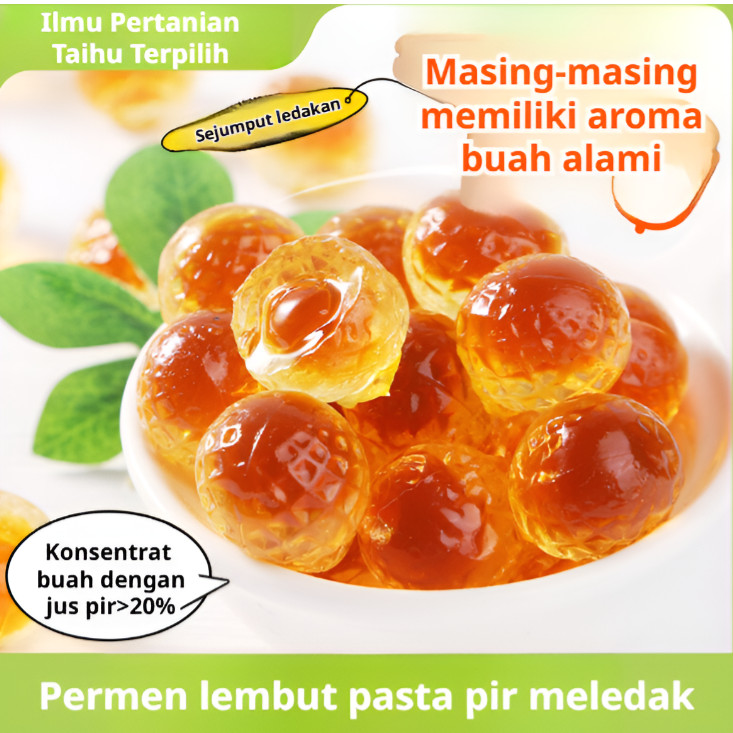 

100% Asli✅[​Kirim cepat dalam 24 jam/COD]candy monaka/kinjo jelly candy/permen jelly buah buahan/permen jelly kupas toples/permen viral/Permen Karet Tenggorokan Pasta Pir /Throat Lung Soft Candy/Permen Karet Tenggorokan Pasta Pir