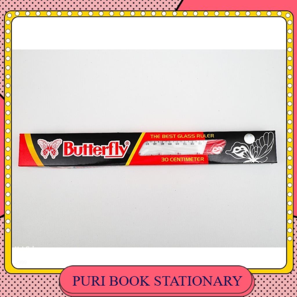 

Penggaris Butterfly 30cm (1PCS)