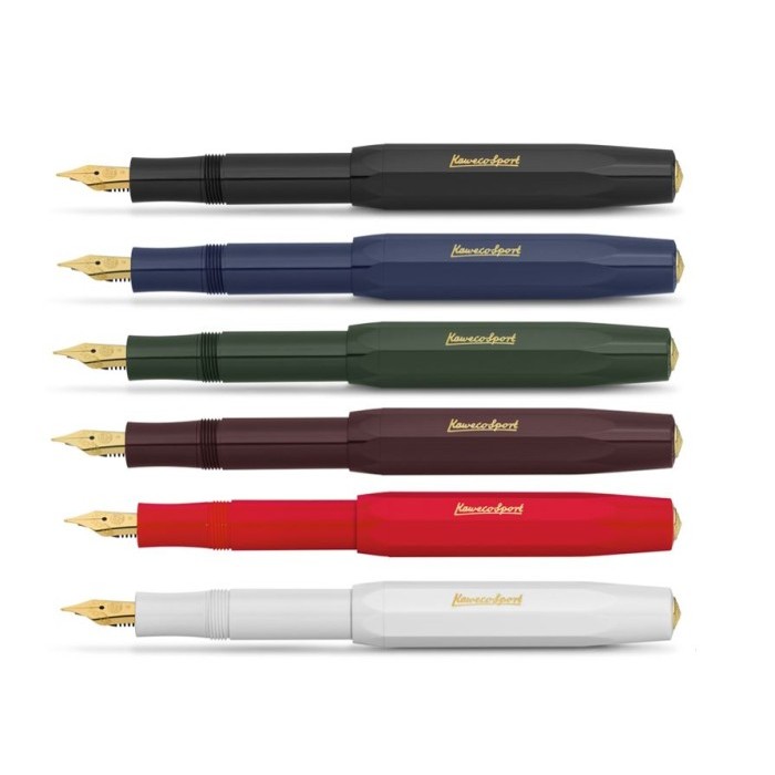 

[PROMOSI] Kaweco Classic SPORT Fountain Pen - Solid - Green, Pen + converter