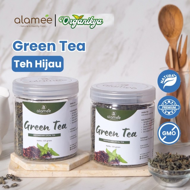 

ALAMEE Teh Hijau Green Tea Organic Kering Organik Greentea Minuman Herbal organikya
