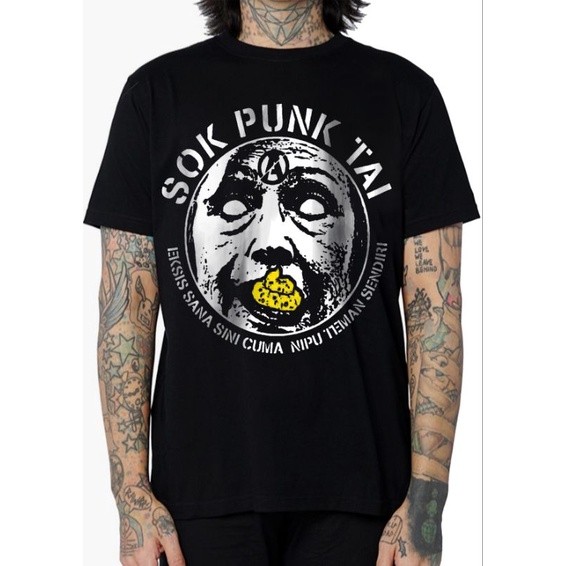 KAOS SOK PUNK TAI, KAOS PUNK, BAJU PUNK, KAOS MUSIK, KAOS PRIA LENGAN PENDEK, KAOS MURAH