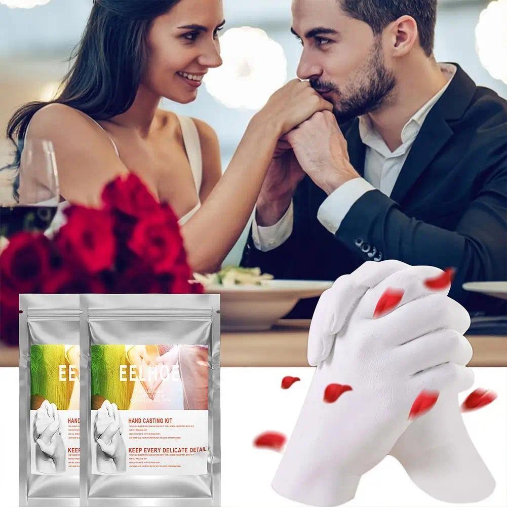 

3D Hands Mold Casting Kit – Bubuk Cetak Tangan Kaki DIY untuk Pasangan & Bayi CO716