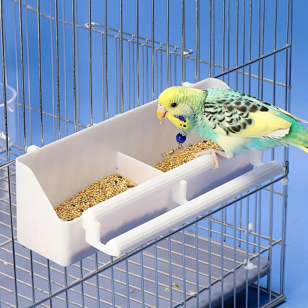 Double grid stand bird feeding trough parrot feeder bird feeder  hummingbird feeder  window bird fee