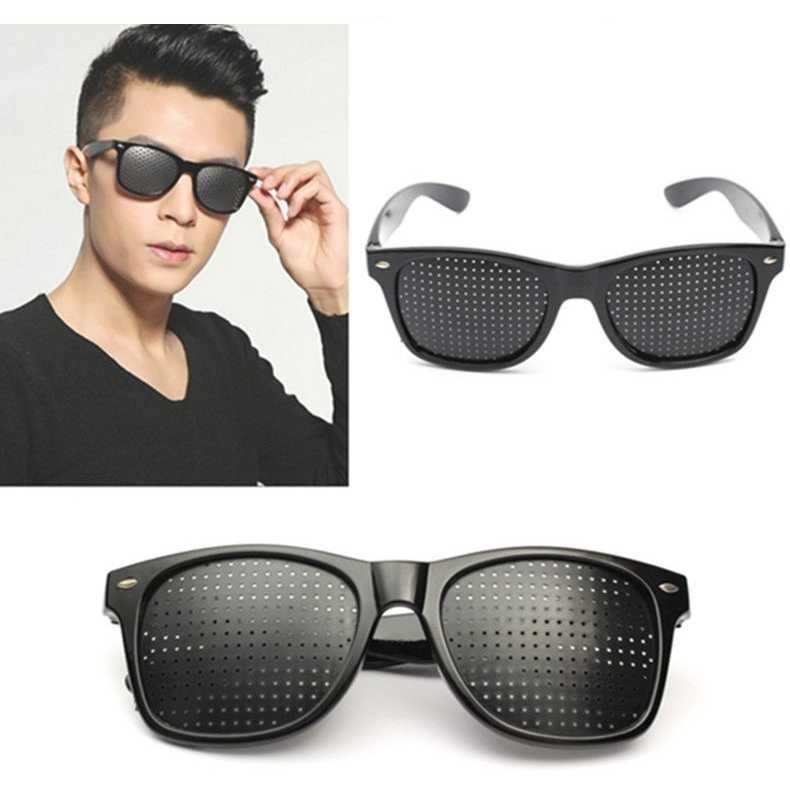 Kacamata Terapi Anti Myopia Pinhole Glasses / Kaca Mata Terapi Pinhole Mata Minus Silinder Plus
