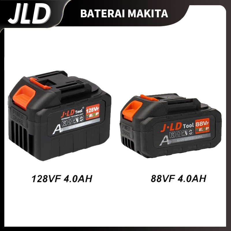 JLD Baterai 128VF Impact Bor Baterai 88VF Mesin Bor baterai Makita Li-ion Baterai Untuk Cordless Bor,Impact Wrench,Gerinda dll.