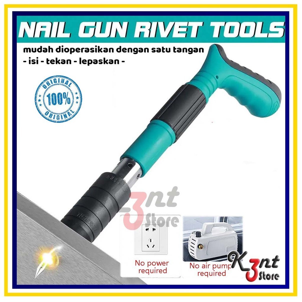 Nail Gun Fastening Gun Ramset Gun Alat Paku Tembak Paku Tembok Beton Paku Manual Mini Gun Nail