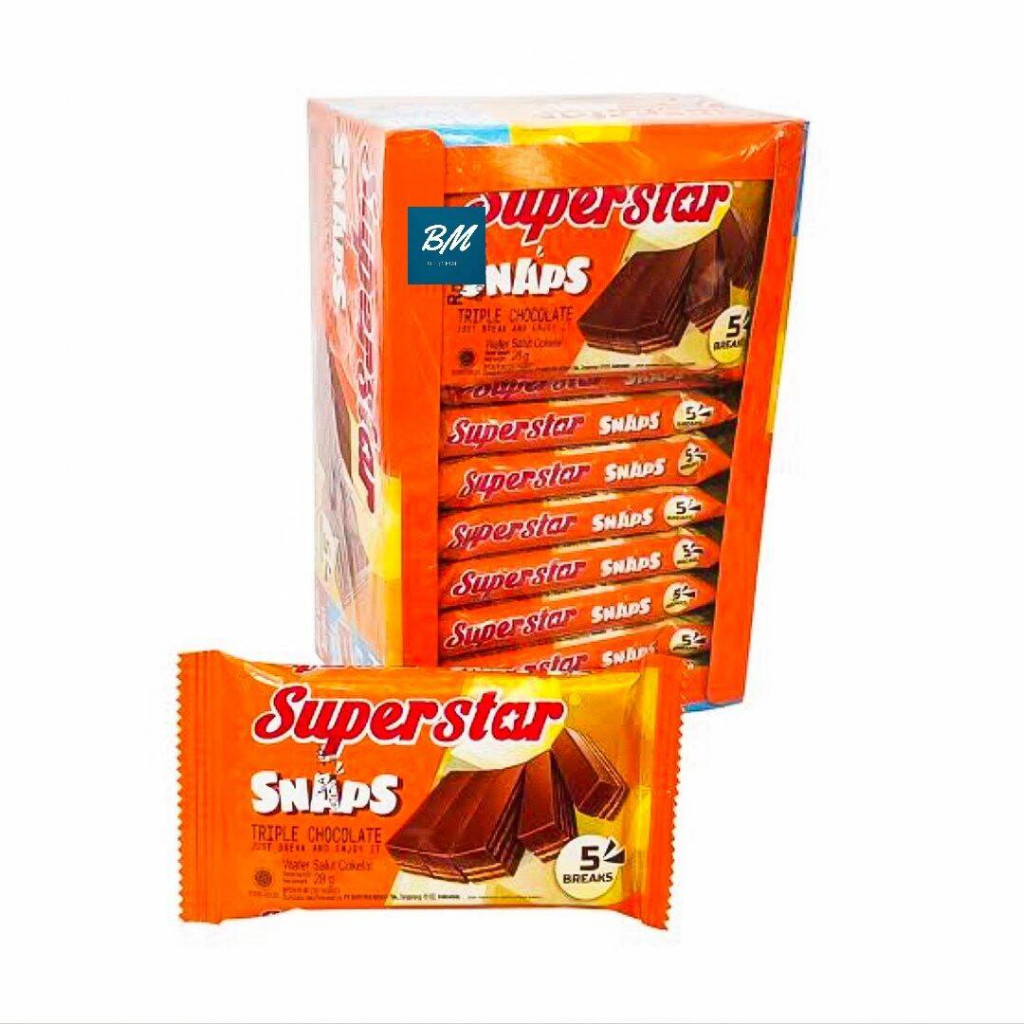 

Superstar SNAPS Wafer 1 Kotak isi 12