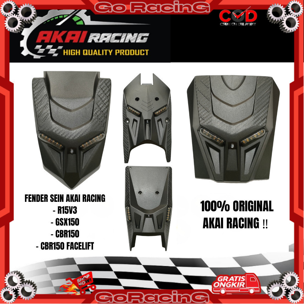 FENDER  cbr facelit gsx150 r15v3  undertail sein cbr fender belakang sen led