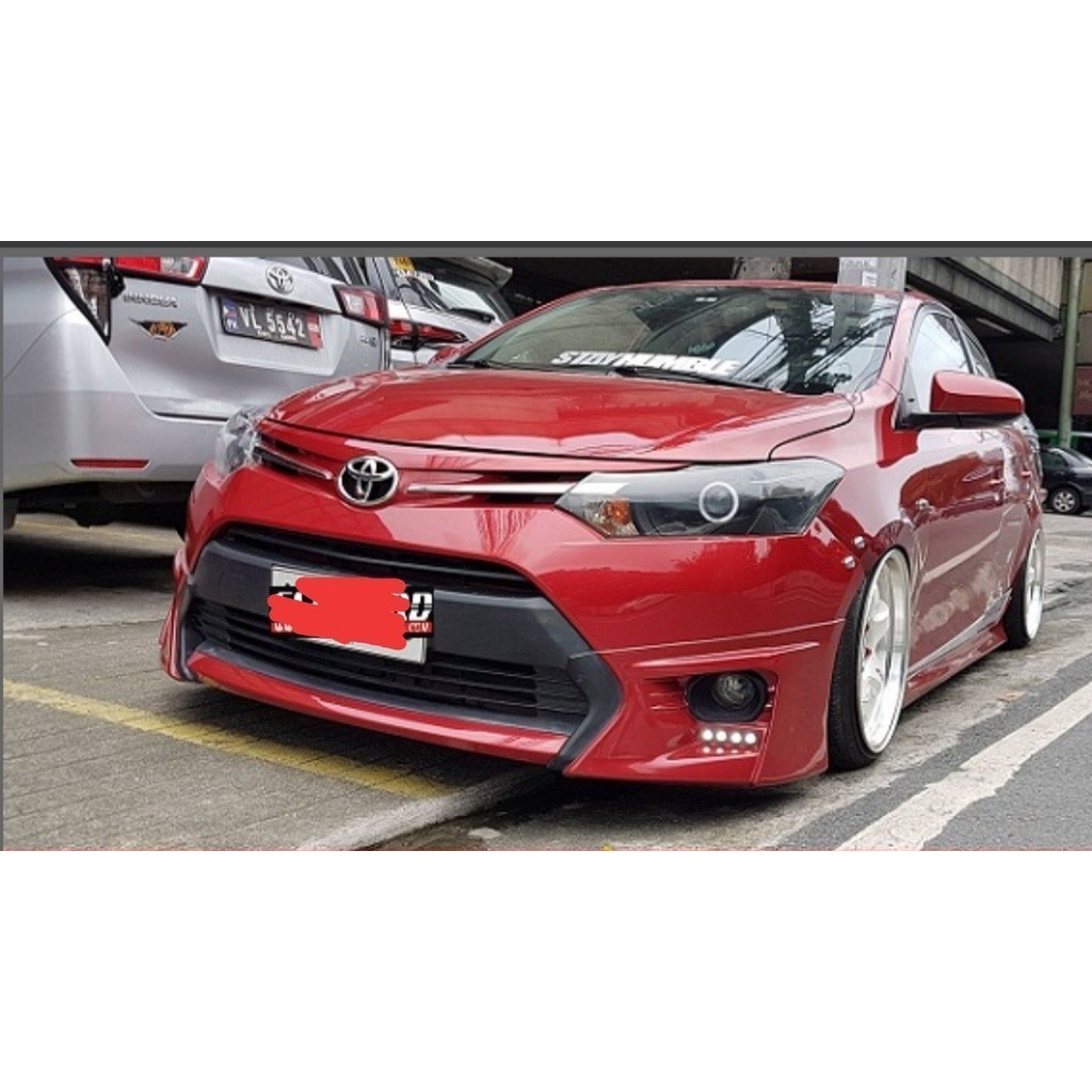 bodykit vios trd malaysia 2013-2019 bahan frp1 tanpa cat grt