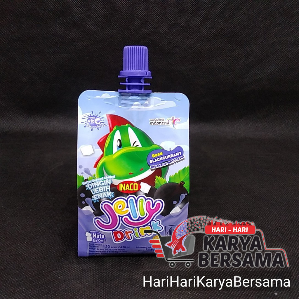 

INACO JELLY DRINK RASA BLACCURRANT POUCH 135GR