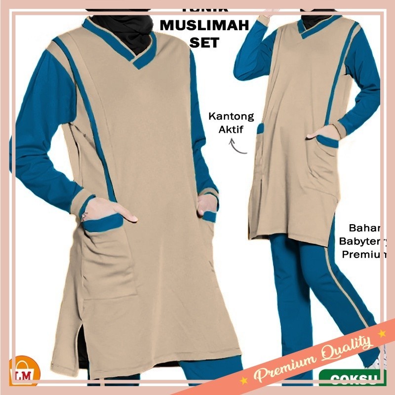 Set Olahraga Pakaian Sport Healing Jogging Murah Korean Style / TERMURAH TERLARIS Baju Setelan Pakai